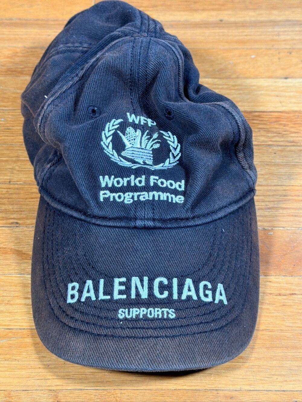 Balenciaga x World Food Programme Baseball Cap – Black – One Size